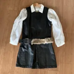 レア廃盤☆VIVAYOU革のワンピース☆Mぐらい