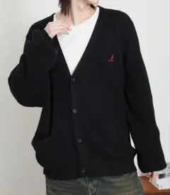 新品　KANGOL カーディガン ロゴ刺繍 カンゴールのサムネイル