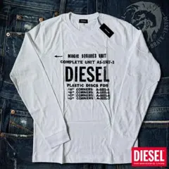★新品未使用★　DIESELロゴデザイン　ロンT　Mサイズのサムネイル
