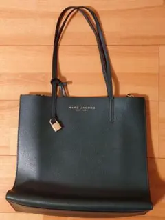 MARC JACOBS マークジェイコブス　ダークグリーン トートバッグ