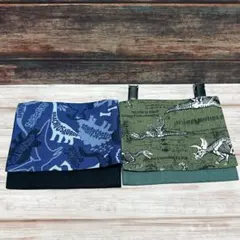 移動ポケット 2個セット 恐竜柄
