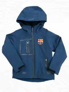 【大幅値下げ】FCバルセロナ フード付きソフトシェルジャケット(100〜110)