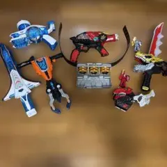 戦隊ヒーローおもちゃセット