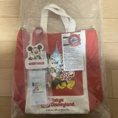 【新品未使用】ディズニー　メモリーゴーラウンド40周年　復刻トートバッグ