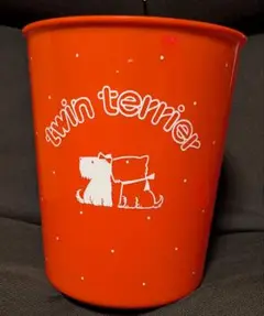 昭和レトロ　犬デザイン　ごみ箱