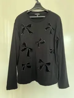 EMPORIO ARMANI キッズ ブラック長袖カットソー 14A