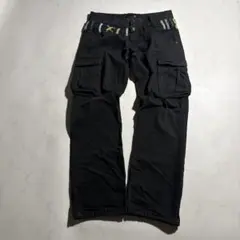 00s archive Double Waist Cargo Pants y2k