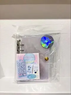 クーリア　とうめいシールバインダー　ラメシール帳　ボンボンドロップ