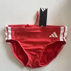 adidas アディダス　競泳水着　L レッド　スイムビキニ　スイムブリーフ