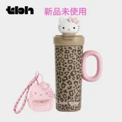 【Hellokitty×tbh】 チャーム付 保温ボトル 中国限定 ピンクのサムネイル