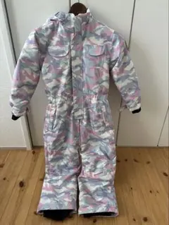 YUK スノーウェア キッズ つなぎ サイズ調整 超撥水yuk