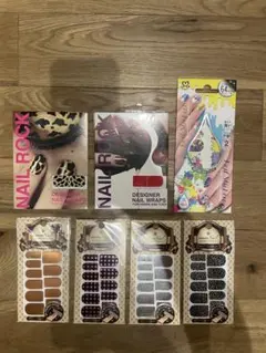 ネイルシール 7パックセット レオパード柄他