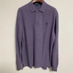 Polo Ralph Lauren パープル 長袖ポロシャツ XL