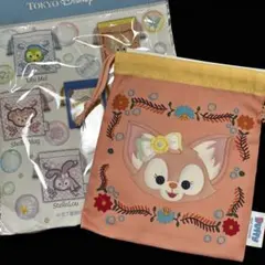 ダッフィー＆フレンズ ランダム巾着 リーナベル