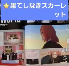 Newtype1月切り抜き果てしなきスカーレット