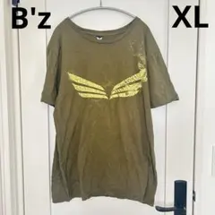 B'z ライブ Tシャツ HINOTORI カーキ XL 半袖
