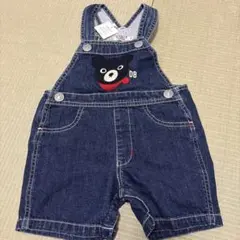 DOUBLE.B デニムロンパース Fサイズ