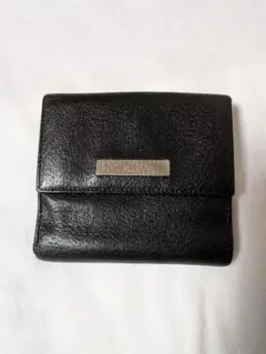GUCCI ブラックレザー 二つ折り財布