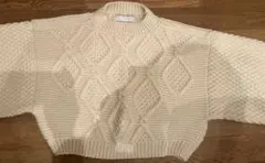 【訳あり】 アイラブミスターミトンズ IloveMrmittens ニット　白色