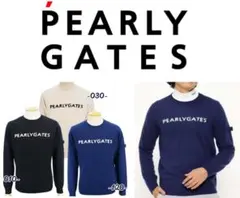 PEARLY GATES ネイビー ピュアカシミヤセーター