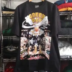 グリーンデイ 両面プリント バンドＴシャツ L