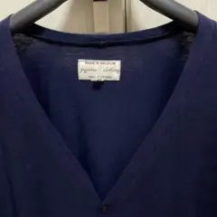 pyjama clothing　ピジャマ クロージング　カーディガンMネイビーのサムネイル