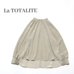 美品✨️La TOTALITE チェーンプリント ブラウス