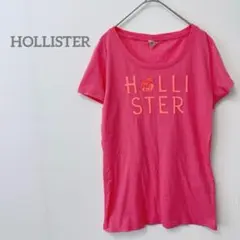 【ホリスター】ピンク レディースTシャツ 半袖　派手カラー Mサイズのサムネイル