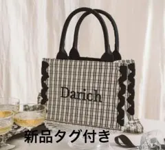 Darich ノベルティ チェックミニトートバッグ ハンドバッグ ダーリッチ