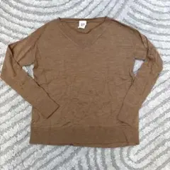 【新品未使用】GAPギャップ　メリノウール100% ニット　Vネック