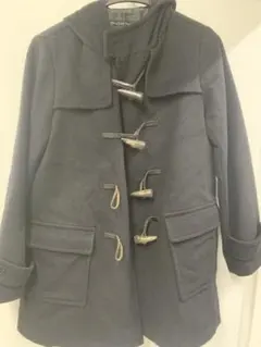 Green Label Relaxing ネイビー ダッフルコート 毛100%