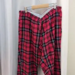 チェック柄イージーパンツルームパンツ