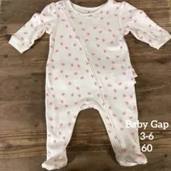 Baby Gap 花柄ロンパース 3-6 60
