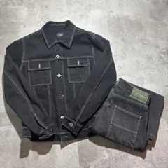 デニム セットアップ