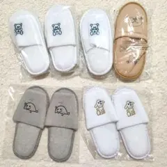新品未使用【キッズ ルームシューズ スリッパ】6足