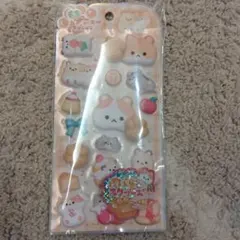 【正規品】　もちプニューステッカー　肉球スクイーズ　クラックス　ハムスター