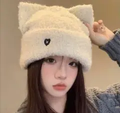 猫耳 ニット帽
