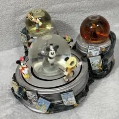 Disney ディズニー ミッキー 75周年記念 スノードーム オルゴール 船
