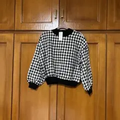 新品未使用INGNI ニットリブツイードチェックTOPS