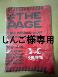 THE RAMPAGE タオル #THE PAGE