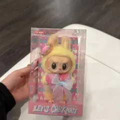 値下げ【公式新品未開封】POPMART ラブブ　チェックメイト 黄色