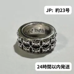 指輪　リング　クロス　シルバー　約23号サイズ　アメカジ　メキシカン　CR118