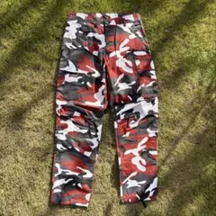 ROTHCO製 レッドカモ柄 B.D.U.カーゴパンツ