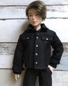 BTS ドール服　ブラックジージャンセット