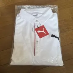 PUMA ホワイトポロシャツ XL