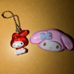 サンリオ　マイメロ　ドロップチャーム　バッジ　ガチャ