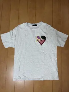 グレー Tシャツ ロゴ刺繍