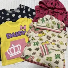 まとめ売り　女の子　90 パーカー　トレーナー　ロンT ワンピース