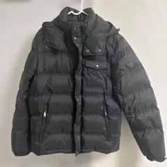 【極美品】プラダスポーツ ダウンジャケット ダウンベスト ファー ブラック 42 極美品】プラダスポーツ ダウンジャケット ダウンベスト ファー