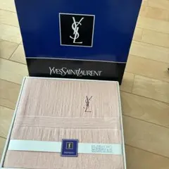 【ハンバーグ二郎様】新品未使用　イブサンローラン　タオル シーツシングル